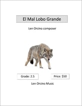 El Gran Lobo Malo Concert Band sheet music cover